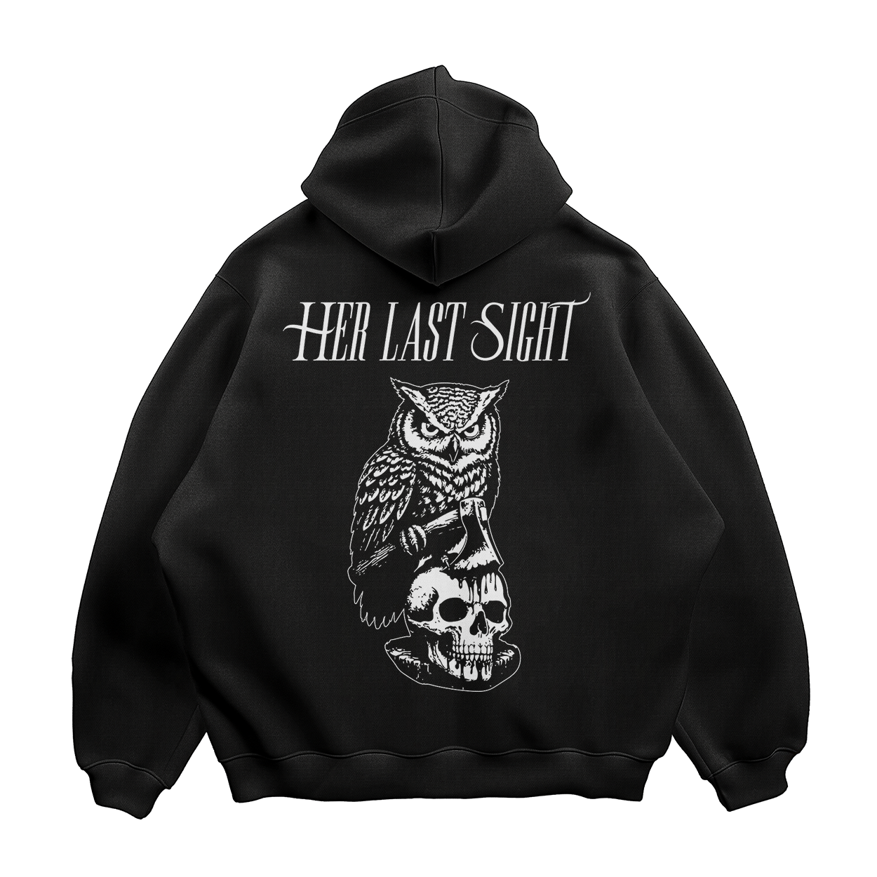 Owl Hoodie (Black)